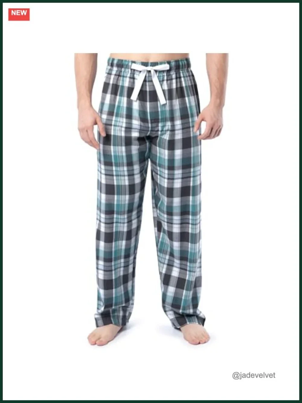 IZOD Men's Sleep Pant Pajama Bottom Poly-rayon Woven Relaxed Fit